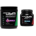 Pre JYM Grape Candy Pre Workout, Post JYM Active Matrix Post- Workout s BCAA, Creatine HCI, Beta- Alanin PRES124; 30 Servings Each