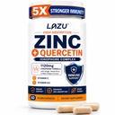 Lazu Virocin - dodatek k zinku - zinek Ionophore CZ124; zinek, vitamin C, vitamin D3 CZ124; zvýšená imunitní podpora a rychlá absorpce CZ124; 60 Kapsle