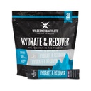 Wilderness Athlet - Hydrate & Recover- 124; Liquid Hydration Packets Electrolyte Drink Mix - Recover Faster with Bcaas - 30 Single Serving Hydrate Packets (Berry Blast), 0.49 Ounce (Balení po 30)
