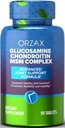 ORZAX All- in- one Joint Support Supplement with Glucosamine Chondroitin MSM - Turmeric, Collagen, Bromelain & Boswellia Extract Capsules, Function & Comfort - 90 Tablety
