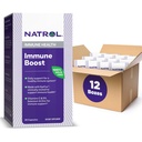 Natrol Beauty Biotin 10000mcg, Dietní dodatek pro zdravé vlasy, kůže, nehty a energie metabolismus, 60 Jahody-ochucené rychlé rozpuštění tablety, 60 denní dodávky (balení po 12)