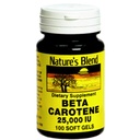 Nature 's Blend Beta Caroten 25 000 IU 100 Softgels