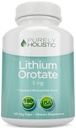 Lithium Orotate 5 mg, 180 Vegetariánských Lithium Kapsle, Doplněk Lithium Orotation 5 mg, 180 Vegetariánské Lithium Kapsle, Pomáhá udržovat zdravý nálady, chování paměti a wellness
