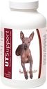 Zdravé plemeno Xoloitzcuintli Cranberry Chewables - Podpora UT - Účinná v boji proti škodlivým bakteriím a prevenci infekce ve Vašem psově močovém měchýři - 75 Počet