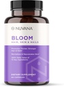 Bloom Biotin 5000mcg B7 pro zdravý růst vlasů, podporuje vypadávání vlasů, krásná kůže a silné nehty s kyselinou hyaluronovou, kolagen, folát, vitamín E, A, B6 IR 124; Made in USA