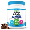 Orgain Organic Vegan Protein Powder + Oat Milk, Chocolate - 20g Plant Based Protein, Gluten Free, No Dairy, Soy or Lactosa Ingredients, Low Sugar, Non- GMO, Kosher, For Shakes & Smoothies - 1.05lb