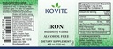 Liquid Iron 10 mg - Zvýšení hladiny energie a krve bez nausey nebo zácpy - Liquid Iron Kapky pro muže, ženy a děti - BlackBerry Vanilla Flavor - 4 fl oz. Kosher Certified