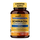 SANDHUHERBALS Sandhu Herbals Echinacea Goldenseal 1000 Mg 120 Kapsle 124; Podpora imunitního systému Respirační reakce Zánět reakce Dodatek
