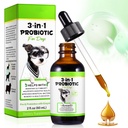 Probiotika pro psy Psí 3- in-1 Psí Probiotika Psí Probiotika pro stravovací podporu, Psí Probiotické doplňky Pet Probiotika pro psy
