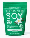 Designer Wellness, Soy Isolate Protein Powder with Biotin, Hyaluronic Acid, and Prebiotics, Vegan, 0 Cukr, Non- GMO, Angel Cake Vanilla, 1.87 lb