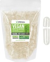 XPRS Nutra Velikost 4 Prázdné kapsle - 5000 Počet malých čiré prázdné veganské kapsle - DIY Zeleninové kapsle Plnicí - Vyplnitelné Do- It- Yourself Veggie Pill Caps pro doplňky