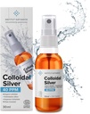 Koloidní stříbrné kapesní sprej 40 PPM 1 / 3 fl oz ● Ecocert Cosmos Natural ● Superior Koncentrace, Menší částice = lepší výsledky ● Certified by 3 nezávislé laboratoře