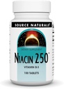 Zdroj Naturals Niacin 250 Tablet, 100 Počet