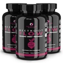 PRODUKTY ŽIVOČIŠNÉHO MATERIÁLU BEEtroot 1300mg. Oxidy dusičné doplňky pro muže, podporuje Gut zdraví žen, energie, mozek, atletický výkon, srdeční zdraví non GMO 180ct (3)