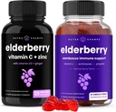 NutraChamps Elderberry Kapsle a Gummies Bundle
