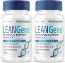 Rize laboratoře Lean Gene dodatek, Metabolická Support Formule, Lean Gene pro pokročilé hubnutí, Lean Gene Maximální pevnost Kapsle, LeanGenex All- přírodní pilulky (120 Kapsle) (Balení 2)