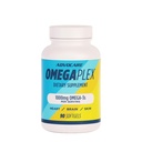 Doplněk stravy Omegaplex - Omega 3 dodatek s DHA & EPA - esenciální mastná kyselina na podporu imunity, metabolismu a zdraví srdce * - AIDS Zdravá pleť, nehty a vlasy - 90 Softgels