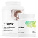 THORNE - Výkonnost syrovátkový protein izolát & creatine Combo - posílení svalové podpory a energie - NSF Certified for Sport - 30 až 90 Služeb
