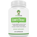 VitaMonk CortiTrax Natural Cortisol Blocker - Lékařský kvalifikovaný Cortisol Manager, Cortisol Support & Cortisol Reducer (již v rámci normálního rozsahu) - 60 kapsle Cortisol Supplement