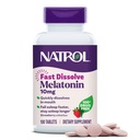 Natrol Melatonin 10mg Fast Disolt Tablety - Jahodové ochucení, 100 Počet, Podpora spánku, Rychlé rozpuštění melatonin pro dospělé, 100- denní zásobování