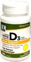 Kvalita Volba High Potency Vitamin D3 Kostní podpora a imunitní zdraví, Snadné Swollow Softgel Vitamin dodatek 60 Počítání láhev