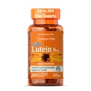 Puritan 's Pride Premium Lutigold ™ Lutein Carotenoid 6 mg se Zeaxanthin pro muže a ženy, dodatek stravy pro podporu oční hygieny, 200 Rychlé uvolnění Softgels