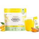 Nano Kurkumin Drink Powder, Golden Juice for Wellness & Imunity, No Turmeric Chuť, Přidat do Smoothies / Voda Denní ráno Routine-35X Absorption-Mango Flavor- Společná podpora Dodatek