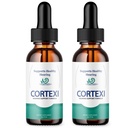 (2 Pack) Cortexi Ušní kapky - Oficiální Formule - Cortexi Tinnitus Léčba Cortexi Sluchových Support Drops, Cortexi pro vyzvánění v uších, Cortexi dodatek Kapky Maximální síla nová zlepšena (2 oz)