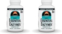 Zdroj Naturals Essential Enzymes 500mg Biologicko-Aligned vícečetný doplněk enzymu Bylinné obrany pro potravu, plyn, zácpa a nadýmání Relief - Podporuje imunitní systém - 240 Kapsle (Balení 2)