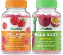 Lifeable kolagen & Biotin + Moringa Leaf, Gummies Bundle - Great Toasting, Vitamin dodatek, gluten zdarma, GMO zdarma, Žvýkací žlab