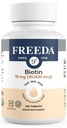FREEDA Biotin 10,000 mcg - Košer vlasy, kůže a nehty dodatek - high- potency B7 pro růst vlasů a silné nehty - Veganské tablety s D- Biotin - 100 Tiny Tablet