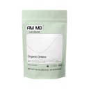 Amy Myers MD Organic Green Powder - Podporuje Energy & Gut Health - USDA Organic Superfood Blend with Spirulina, Chlorella, Barley Grass - 270g (30 Služeb)