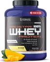 Ultimate Nutrition Prostar Syrovátkový prášek izolát, Mango - Nízké sacharidy, High Protein prášek Shake for Muscle Gain & Recovery - Nízké množství sodíku, Low- Fat & Keto Friendly - 5.28 liber Tub