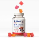 Multi- vitaminové gumy Dr. Talbotových dětí - Vitamin A, C, B-12, Zinek Imunita a podpora růstu pro děti - 60 gumínů - 2 + Roky - Jahody, třešně a pomerančové příchutě