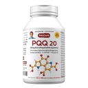 ANDREW LESSMAN PQQ 20mg - 240 Kapsle - 20mg Pyrrolochinolin Quinone, přírodní ochranná směs podporuje vitální orgány, srdce, mozek, játra, imunitní systém. Mitochondriální biogeneze, žádné doplňkové látky
