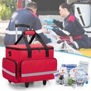 CURMIO Rolling Medical Bag s koly