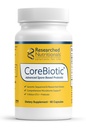 Výzkum Nutritionals Gut Zdravotní doplňky s Prebiotika a Probiotika pro ženy a muže - CoreBiotic - 3 Spore na bázi probiotických drážek + Organic Prebiotic Fiber - Shelf- Stabilní (60 Kapsle)