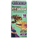 Bílkovinné tyčinky FITCRUNCH, Snack Size Variety Pack, gluten zdarma (18 barů, máslový čokoládový chip & arašídové máslo želé)