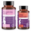 Inovativní Rose Ženské Hormonální Balance Bundle - Myo- Inositol & D- Chiro Inositol + Vitex Chasteberry - Reprodukční zdraví a menstruační podpora doplňky