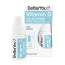 BetterYou D400 Infant Vitamin D Oral Spray - Pohodlná alternativa pro tablety - Speciálně pro děti do 3 let - Jednoduchá a čistá formulace - Vital for Kids Development - 0.5 oz