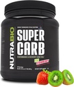 NutraBio Super Carb, Karbohydrát prášek s Cluster Dextrin & Electrolytes, Advanced Carb dodatek prášek pro cvičení paliva, výkon, a svalové zotavení, Cyclic Dextrin, Kiwi Strawberry, 30 Sv