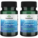 Swanson Luteolin Complex w / Rutin - Mozek Supplement Podpora paměti, nálada a kognitivní zdraví - Přírodní vzorec, který pomůže udržet nervový systém - (30 Veggie Kapsle) 2 Pack