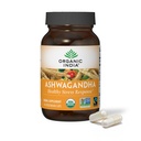 ORGANIC INDIA Ashwagandha Kapsle - Organic Ashwagandha Supplement - Vegan Ashwagandha Root, Gluten- Free, Kosher, Non-GMO, Podporuje Stress Relief, Energie, a spánek - 60 Kapsle