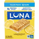 LUNA Bar - LemonZest Flavor - Gluten Free Snack Bars - Non- GMO - Protein Bars - Vyrobeno s organickými Oves - Hodnota balení (12 Pack)