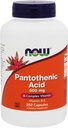 Foods Pantothenic Acid, 250 caps / 500 mg (Balení po 2)