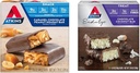 Atkins Karamel Čokoládový oříšek Nougat Snack Bar, 5 Počítání a čokoláda Coconut Bar, 5 Počítání Bundle