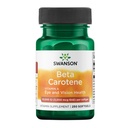 Swanson Beta- karoten - vitamin A dodatek k podpoře imunitního zdraví, oko & kůže zdraví - přírodní Wellness Formule - (250 Softgels, 3000mcg každý)