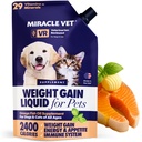 Zázrak Vet high- Kalorie hmotnost Gainer pro psy & kočky - Multivitamin Nutritional Supplement Gel, Omega Fish Oil, vápník - Štěně, senior, Prenatal Cat & Dog Vitamíny, doplňky pro hmotnost