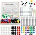 YOPAY 240 Kousky Molekulární model Kit, Organic and Aorganic Chemistry Molekulární Struktura Model, 86 Atomy a 153 Odkazy a 1 Krátký odkaz Odstranění nástroj