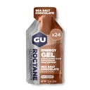 GU Energy Roctan Ultra Endurance Energy Gel, Vegan, Gluten- Free, Kosher, a Dairy-Free On-The- Sports Nutrition for running, Cyklistika, turistika nebo lyžování, Mořská slaná čokoláda, 24-Počet
